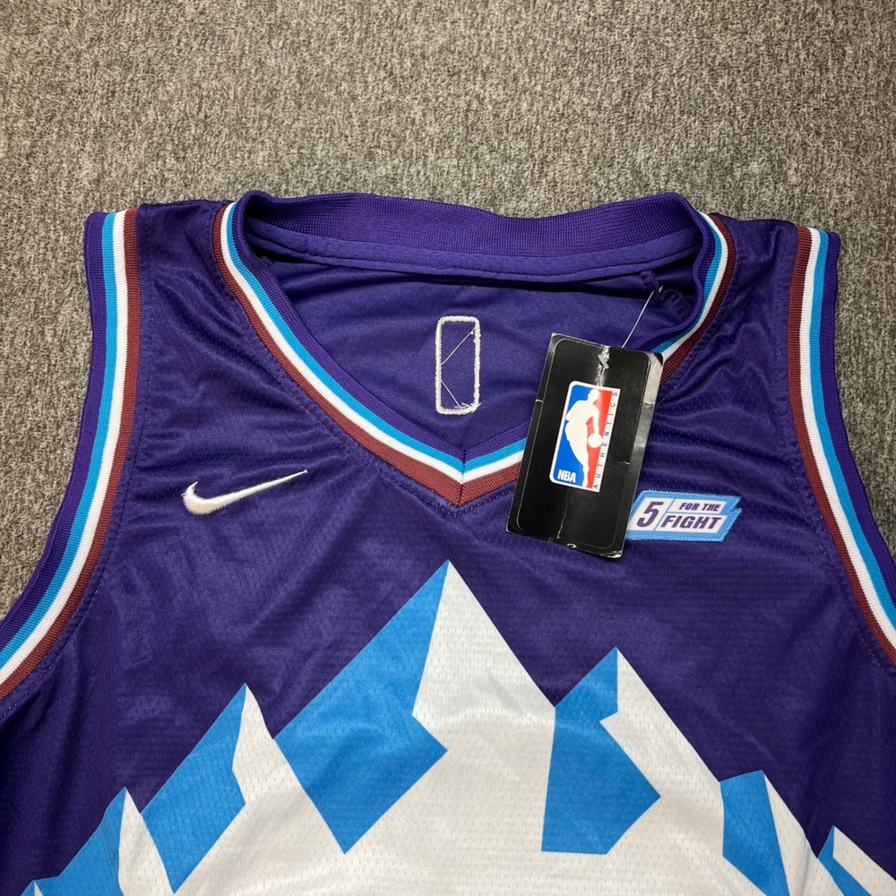 Nike Utah Jazz Donovan Mitchell 45 Purple Mountain Swingman Jersey Mens 50 Large - Picture 3 of 11
